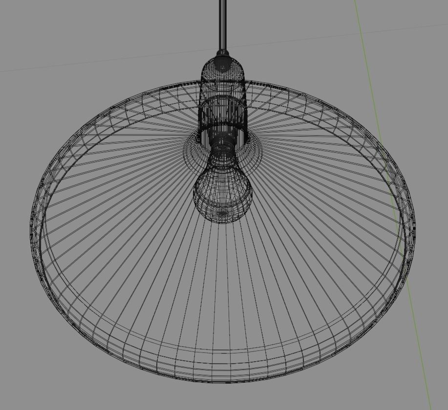 Pendant Ceiling Light P944SW Low-poly 3D model_14