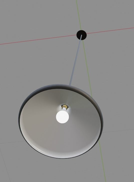 Pendant Ceiling Light P944SW Low-poly 3D model_12