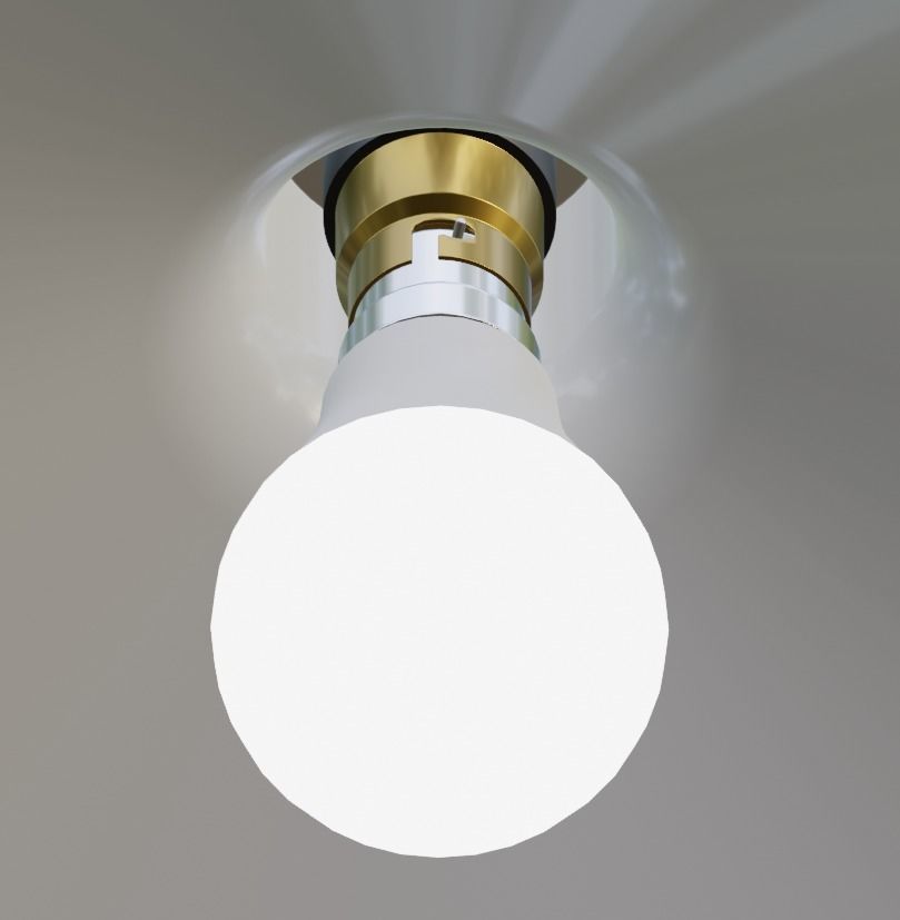 Pendant Ceiling Light P944SW Low-poly 3D model_6