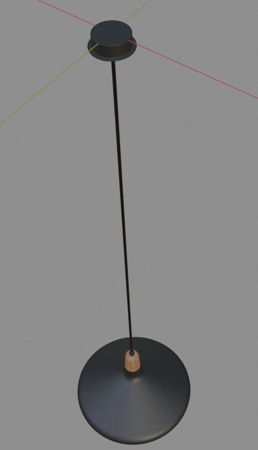 Pendant Ceiling Light P944SW Low-poly 3D model_11