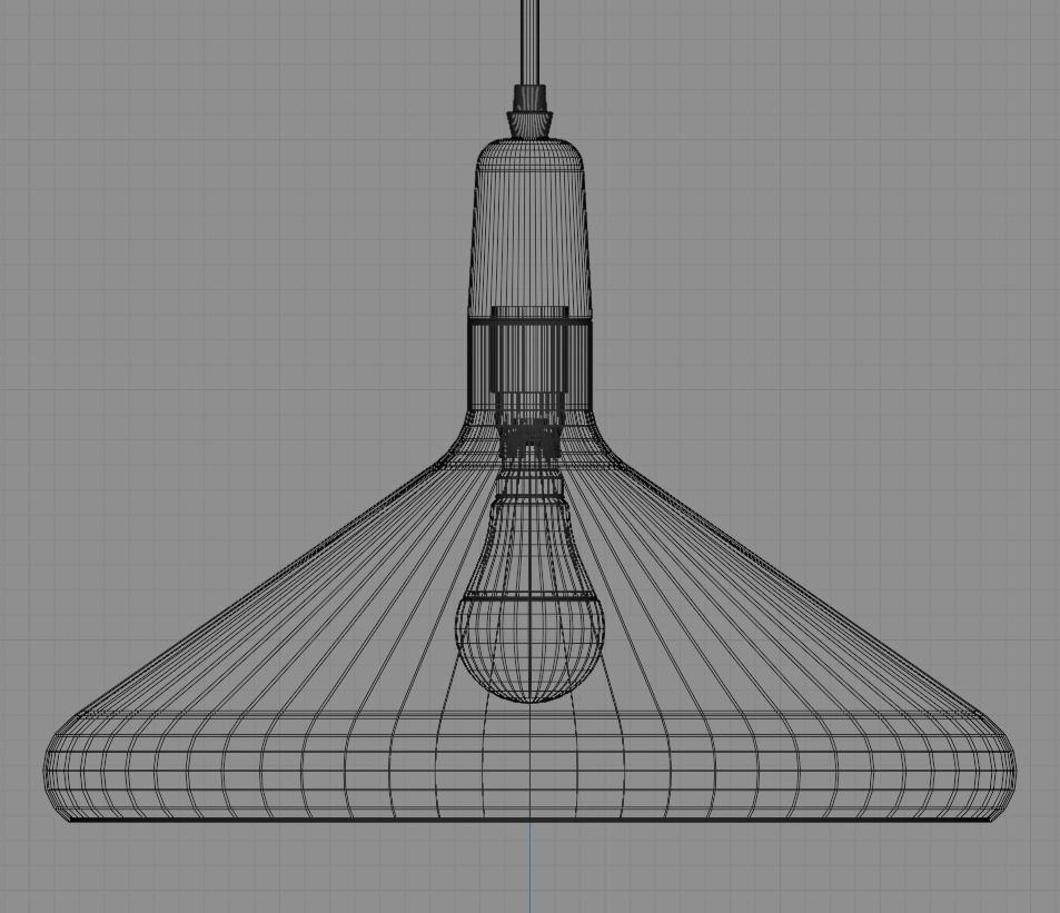 Pendant Ceiling Light P944SW Low-poly 3D model_13
