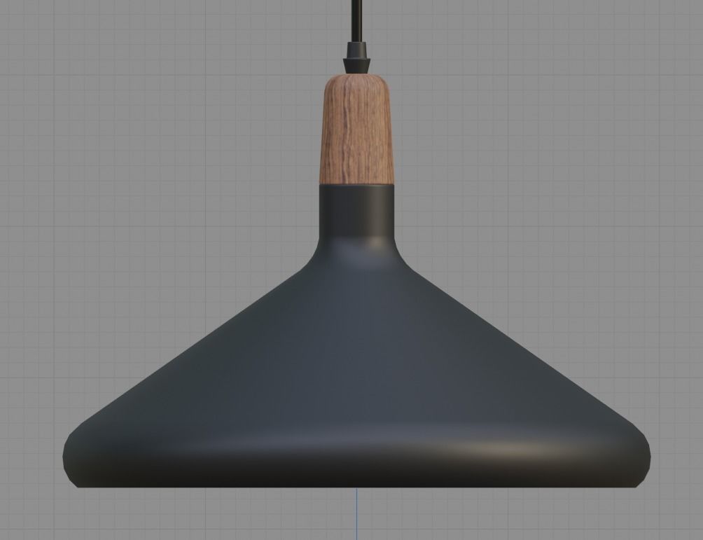 Pendant Ceiling Light P944SW Low-poly 3D model_8