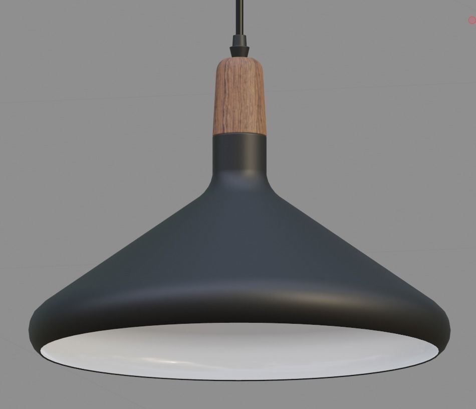 Pendant Ceiling Light P944SW Low-poly 3D model_7