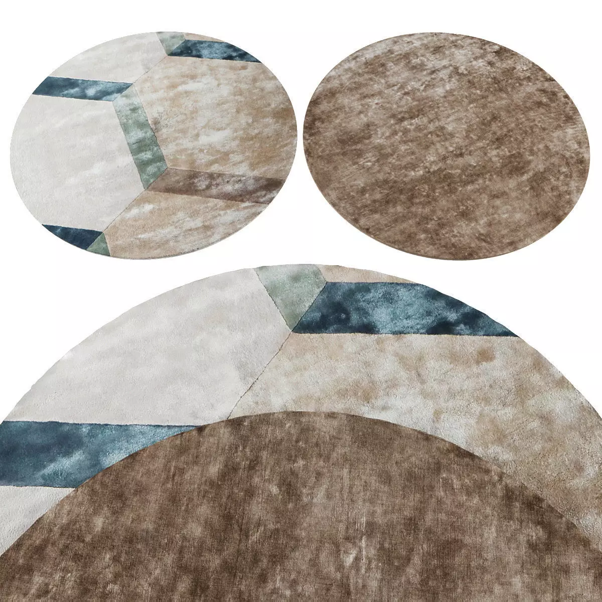 Rugs collection 352 Low-poly 3D model_0