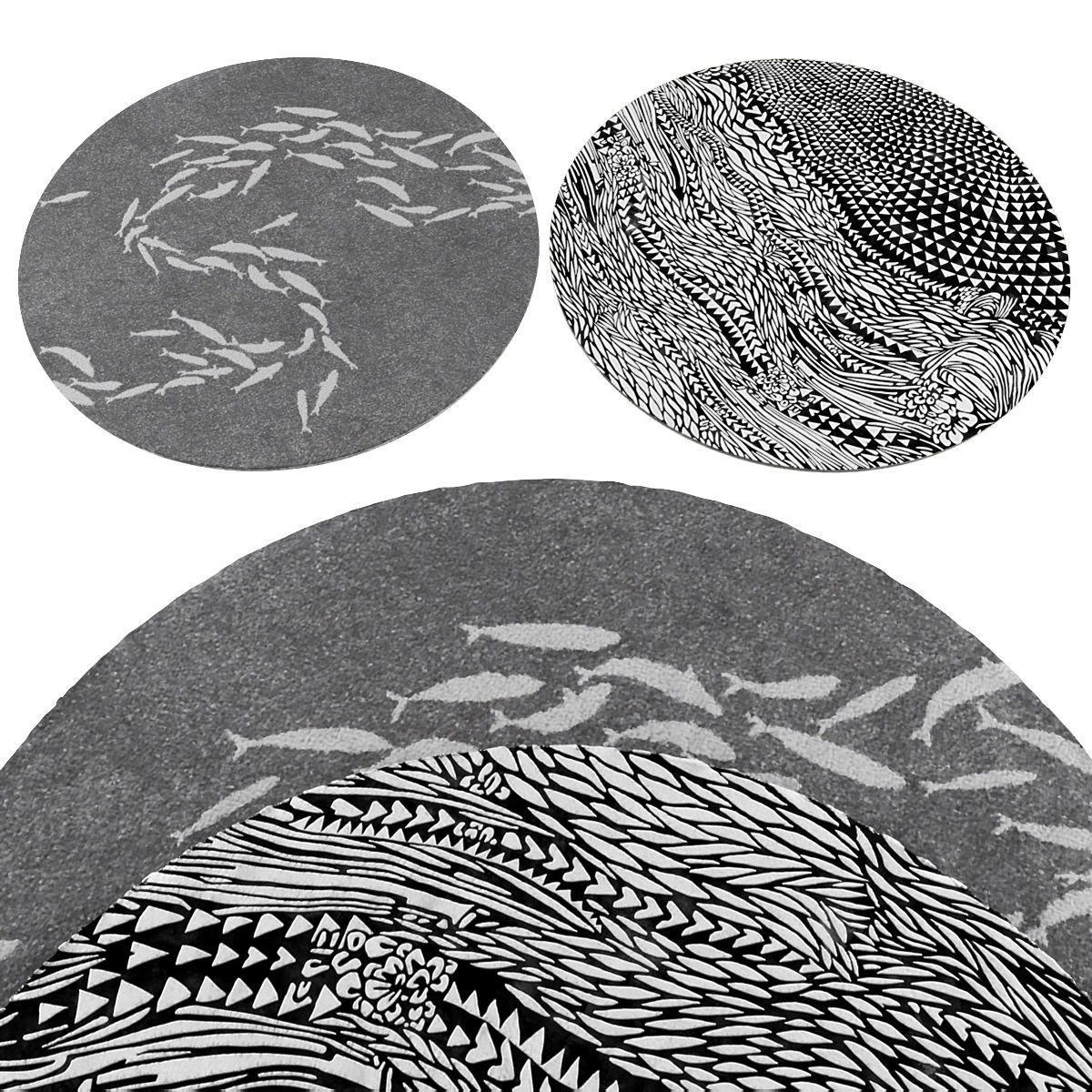 Rugs collection 352 Low-poly 3D model_1