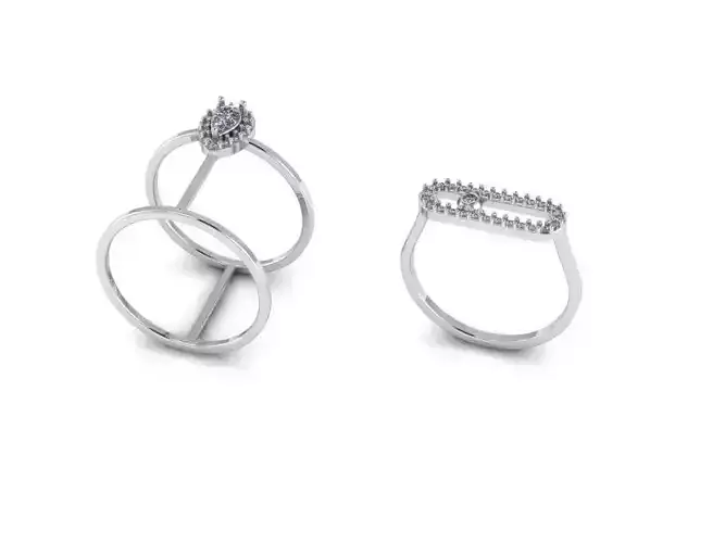 Set midrings for young and luxury tates Free 3D print model