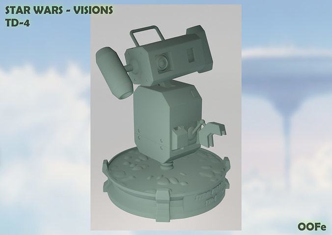 STAR WARS - VISIONS - TD-4 Free 3D print model