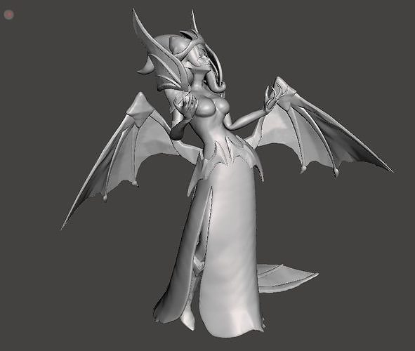 Bewitching Morgana 3D Model 3D print model