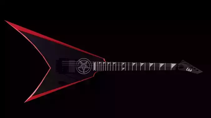 Ltd satanic guitar