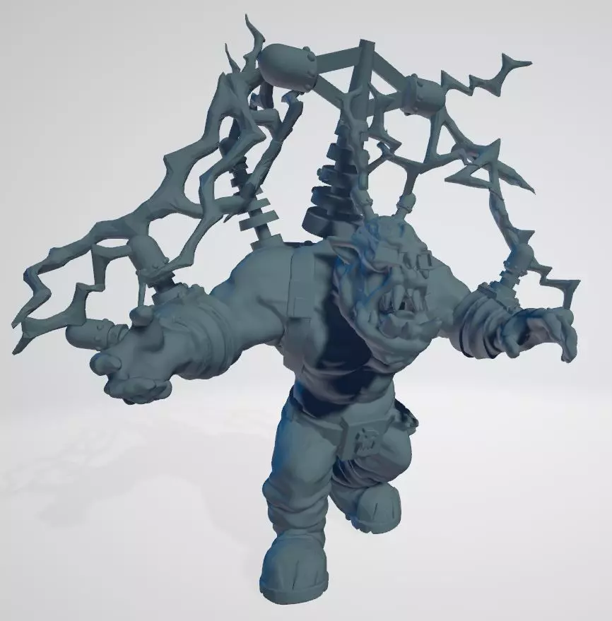 Crazy Electric Fungus 3D model