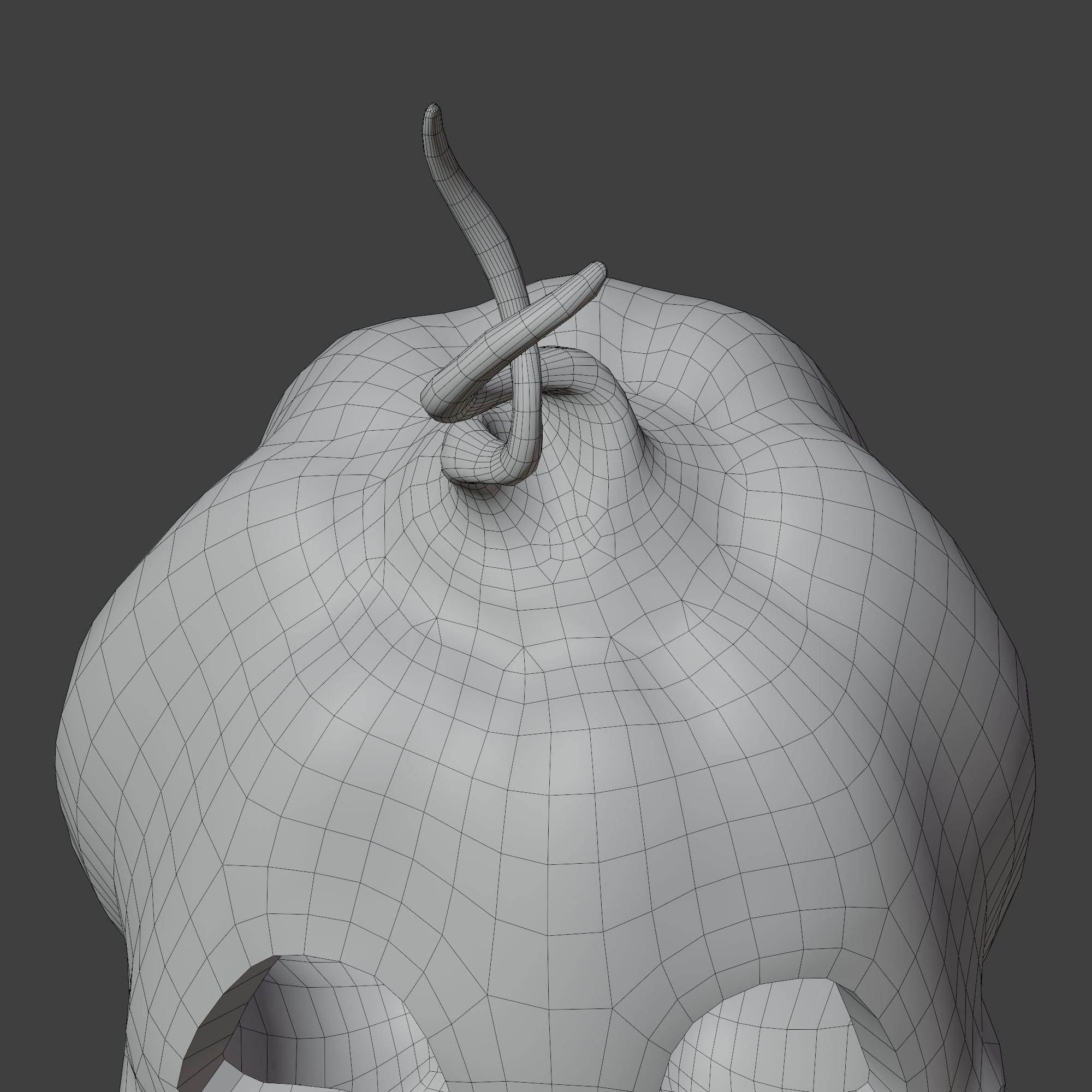 Cute and Funny Halloween Jack-o-Lantern Pumpkin 3D model_17