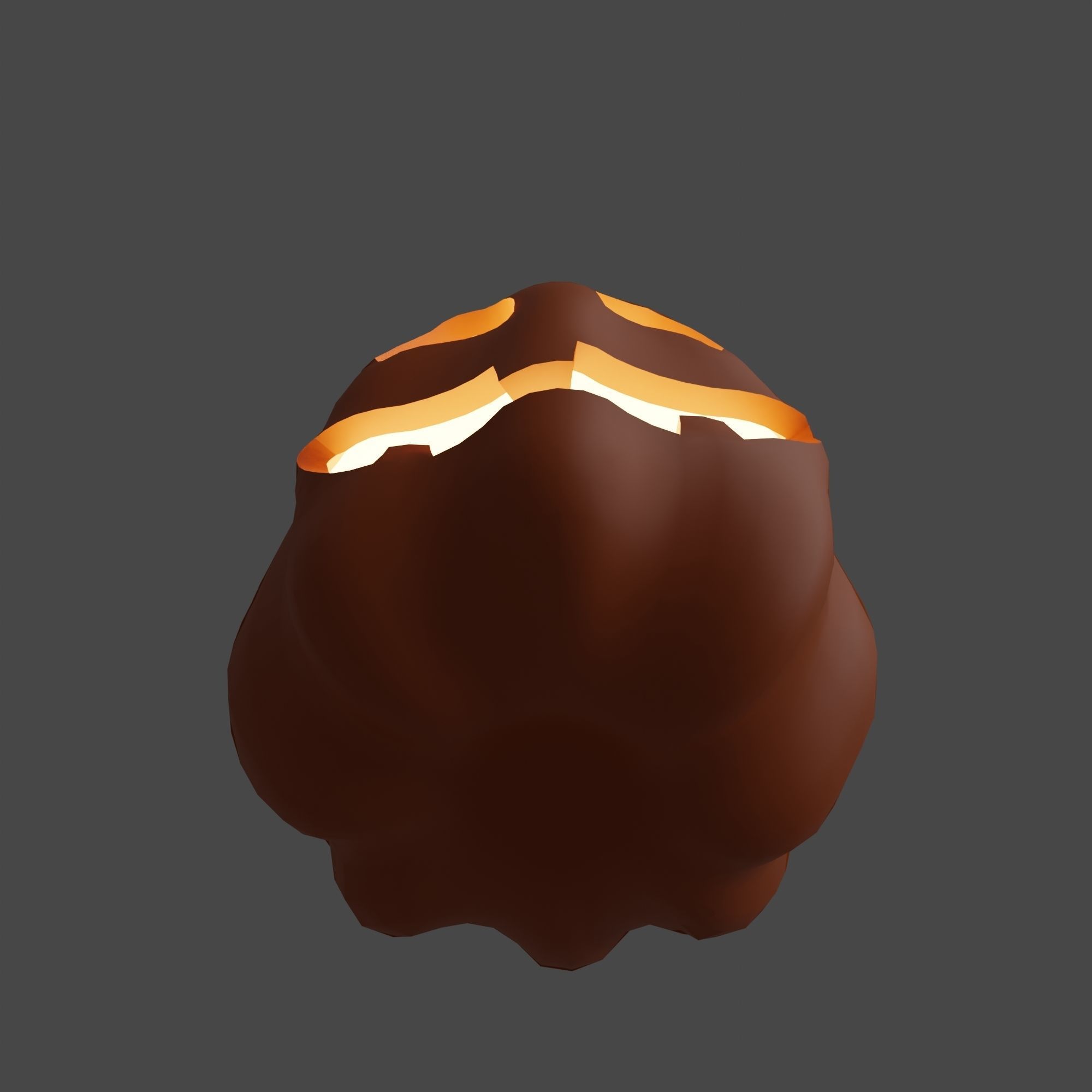 Cute and Funny Halloween Jack-o-Lantern Pumpkin 3D model_12