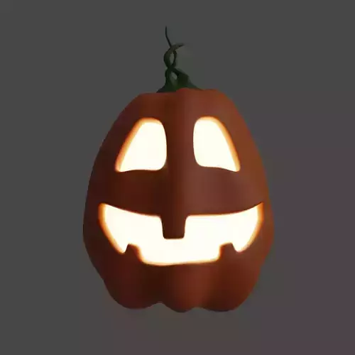 Cute and Funny Halloween Jack-o-Lantern Pumpkin