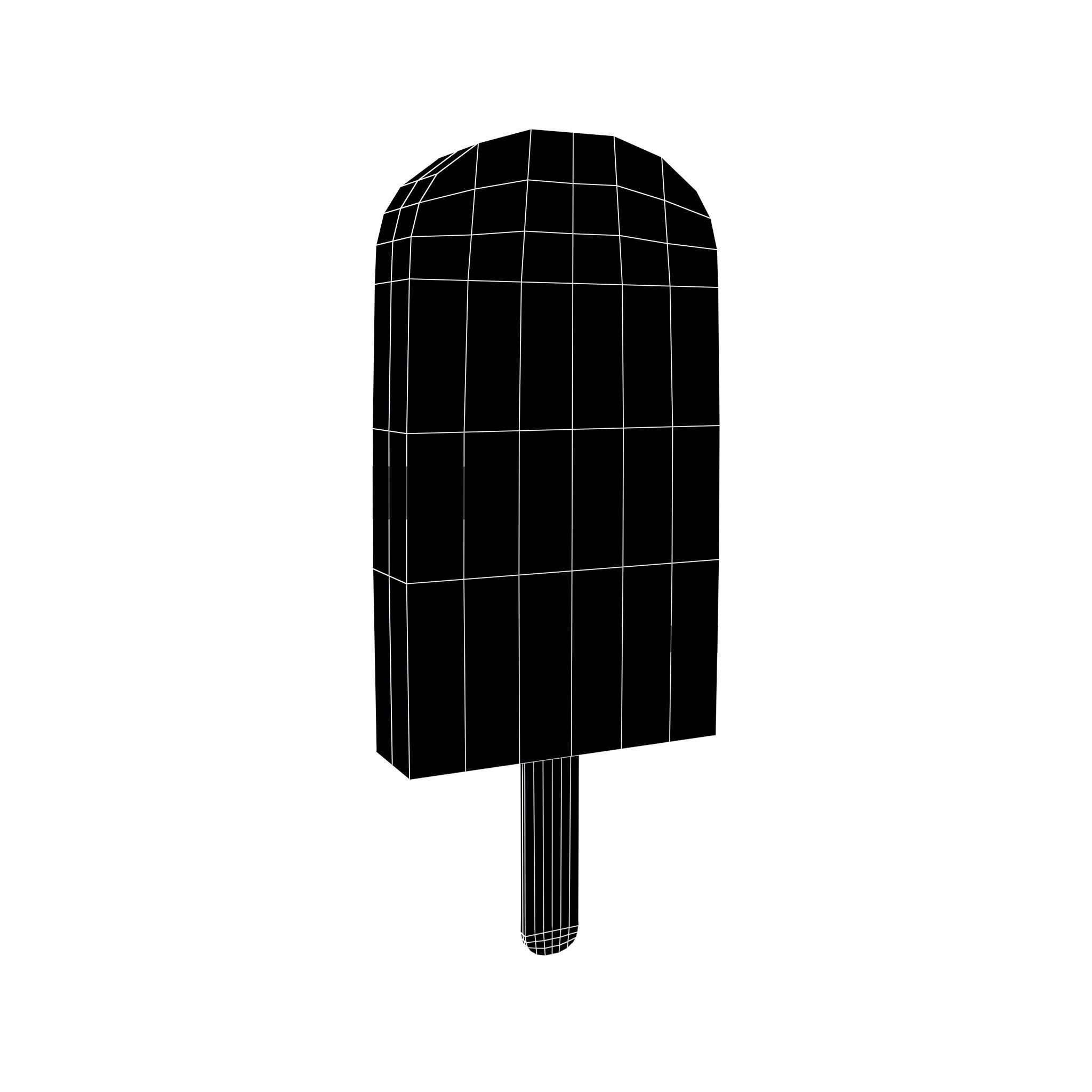 Ice Lolly v1 002 Low-poly 3D model_6