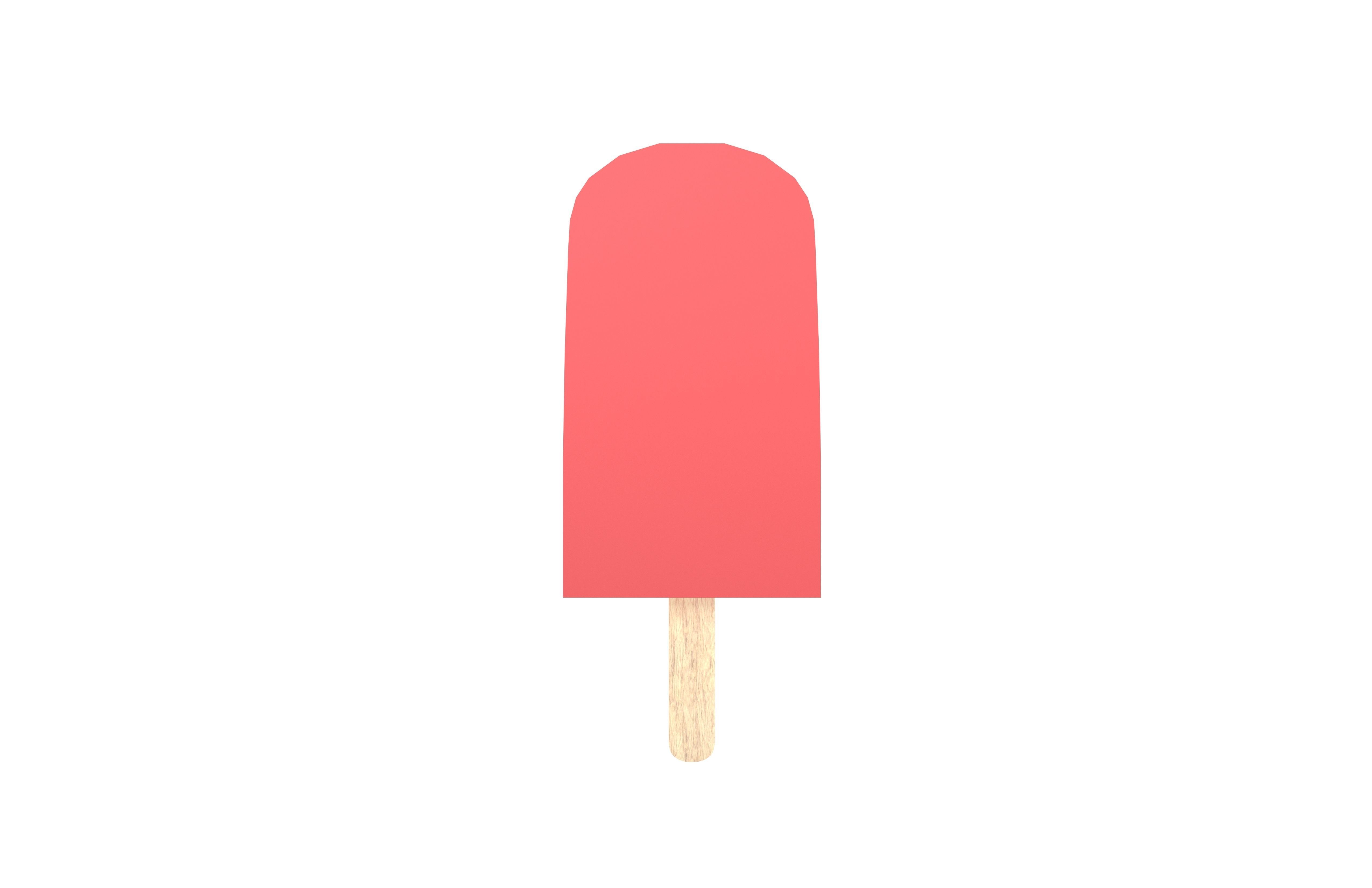 Ice Lolly v1 002 Low-poly 3D model_1