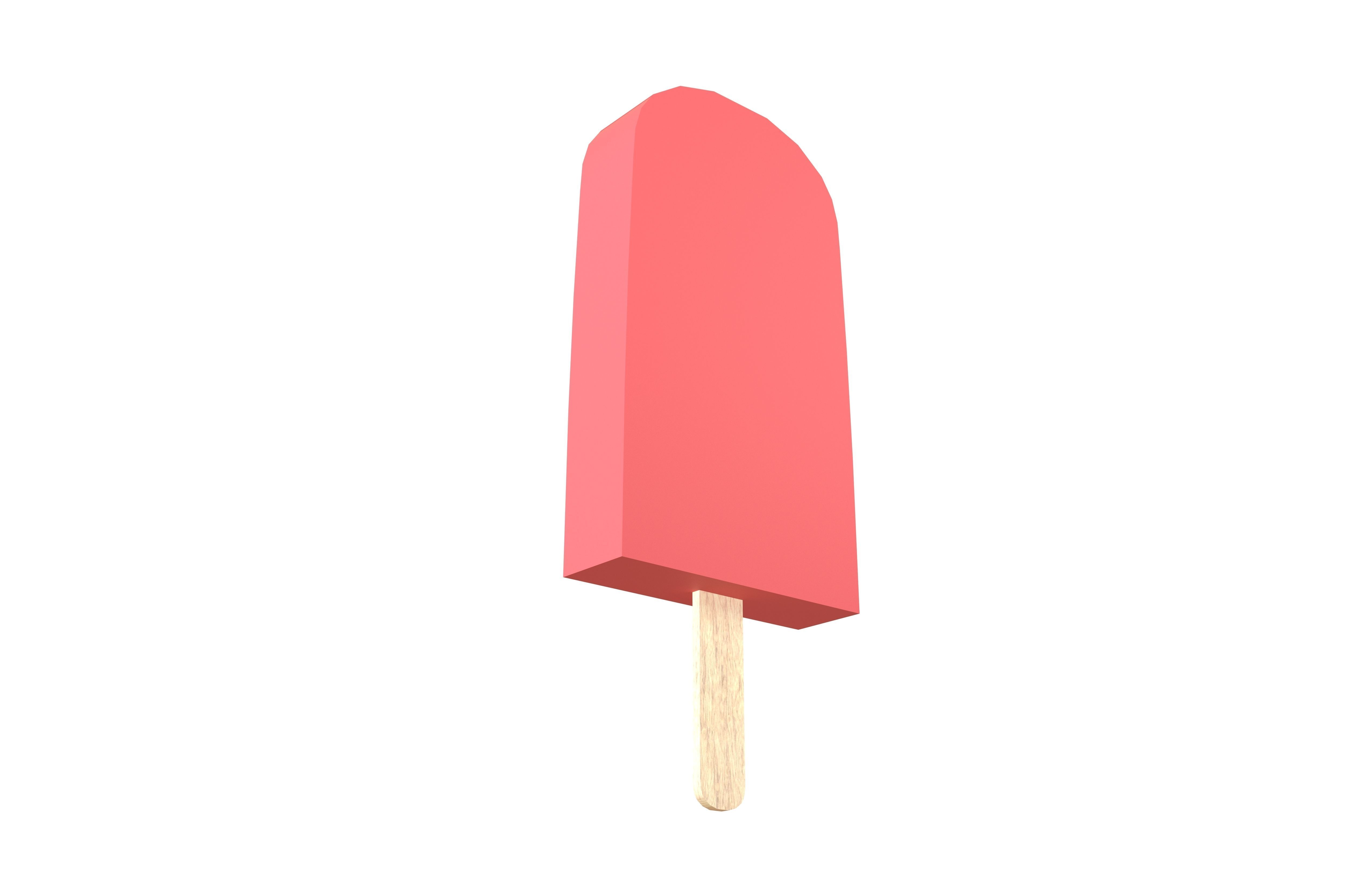 Ice Lolly v1 002 Low-poly 3D model_3