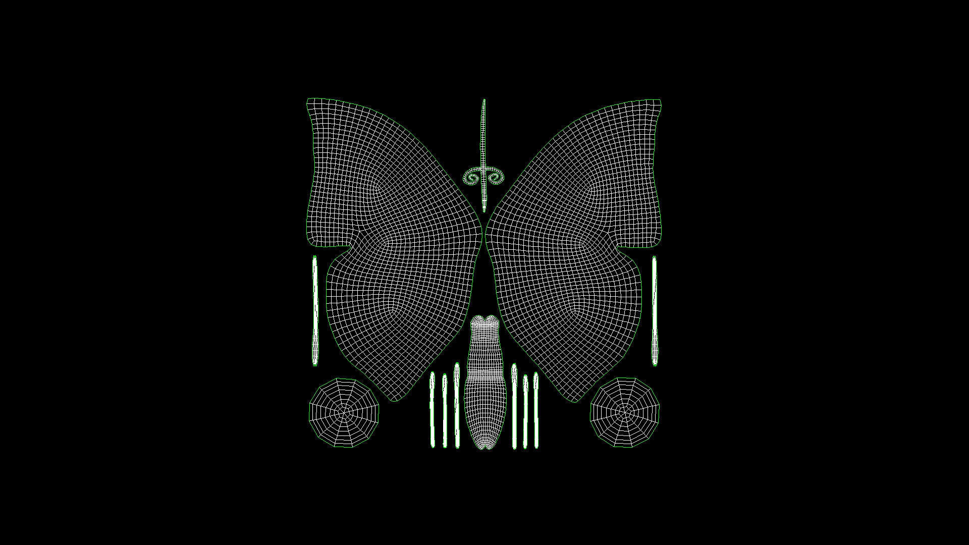 BFLY-006 Butterfly 3D model_5