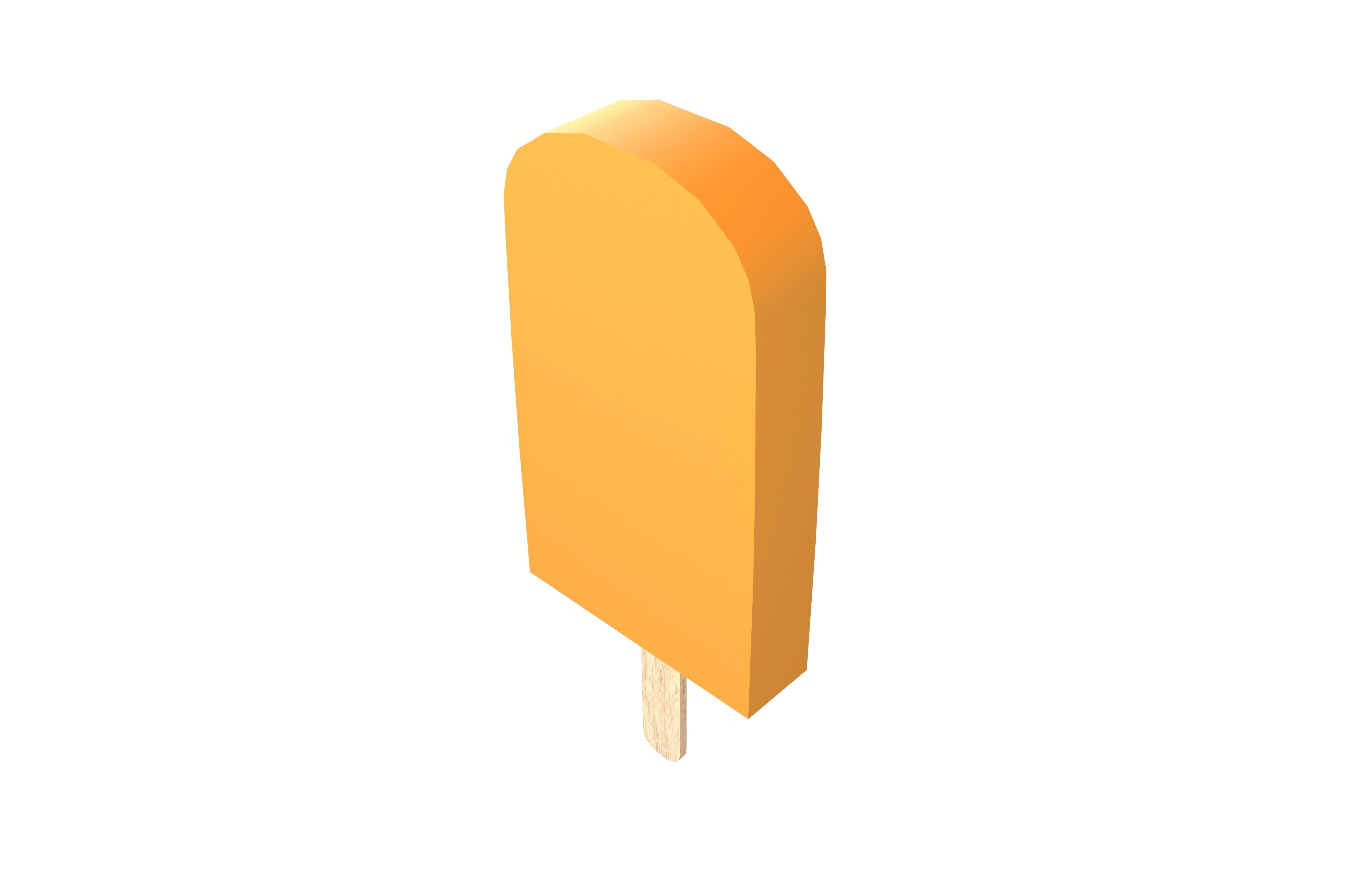 Ice Lolly v1 003 Low-poly 3D model_1