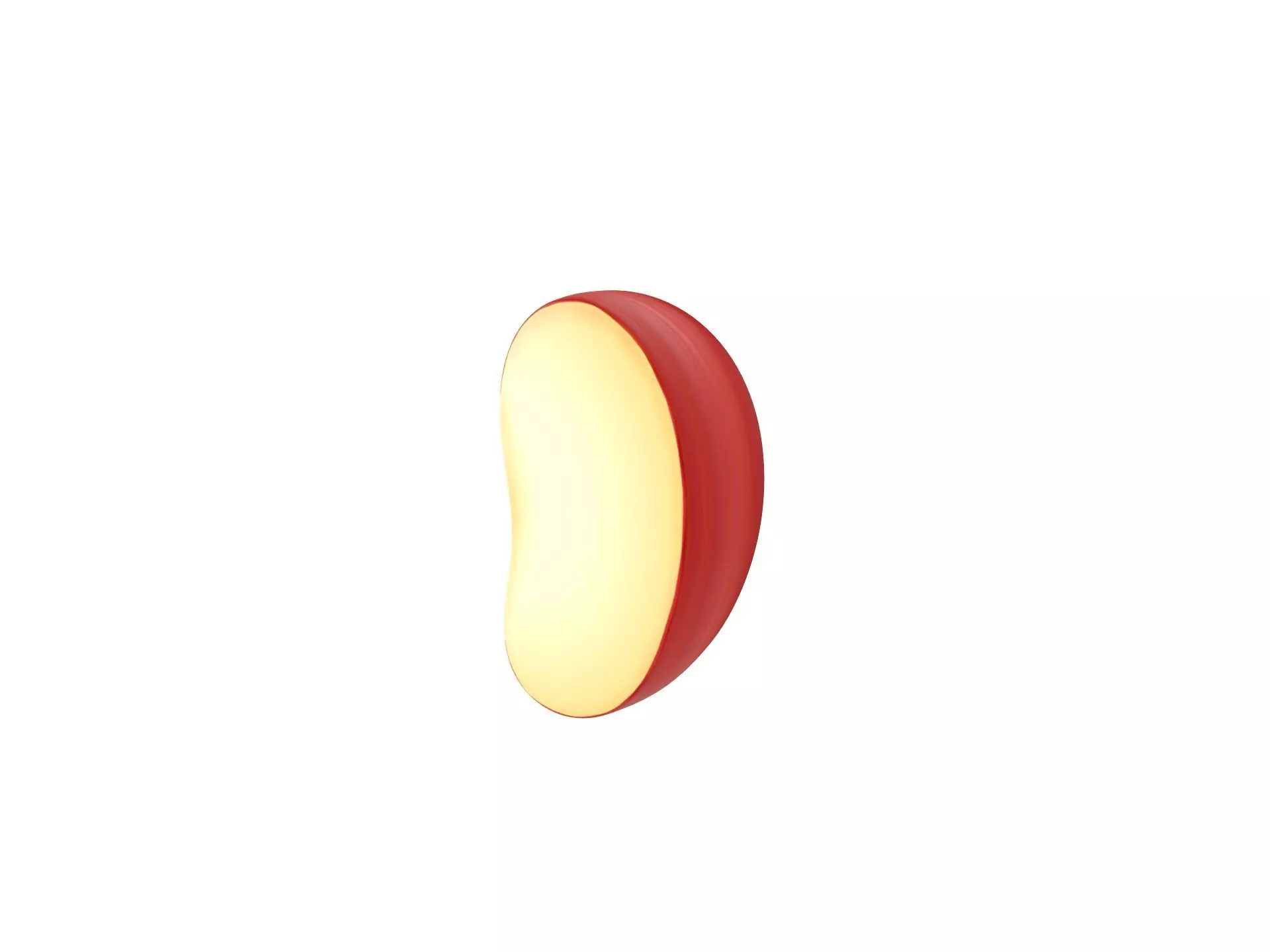 Apple Slice Low-poly 3D model