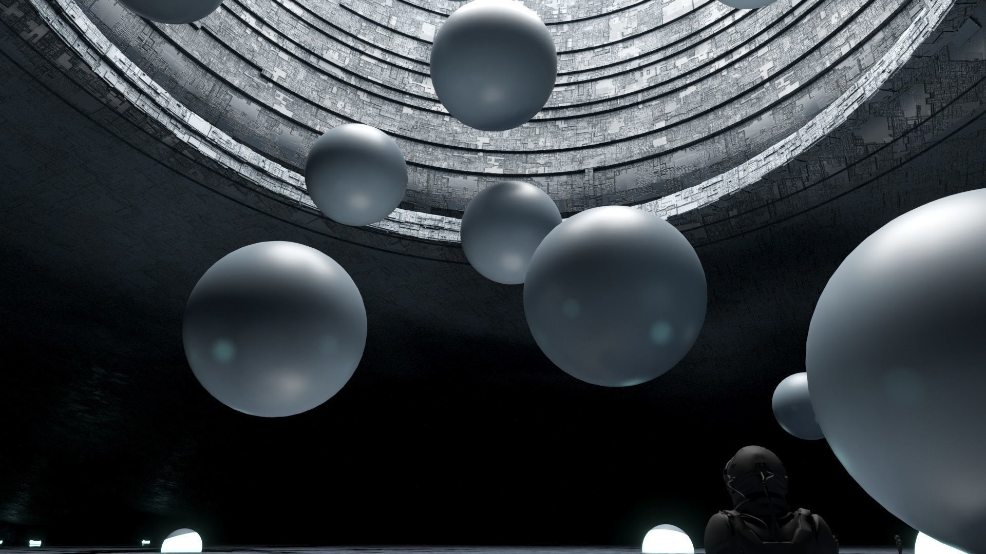 Sci-fi Cave 3D model_4