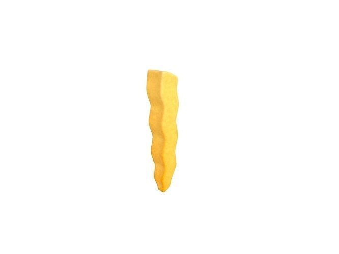 Serrated French Fries Low-poly 3D model