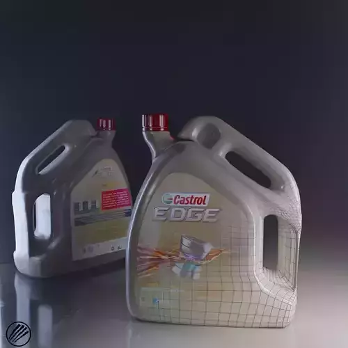 castrol oil Free 3D model