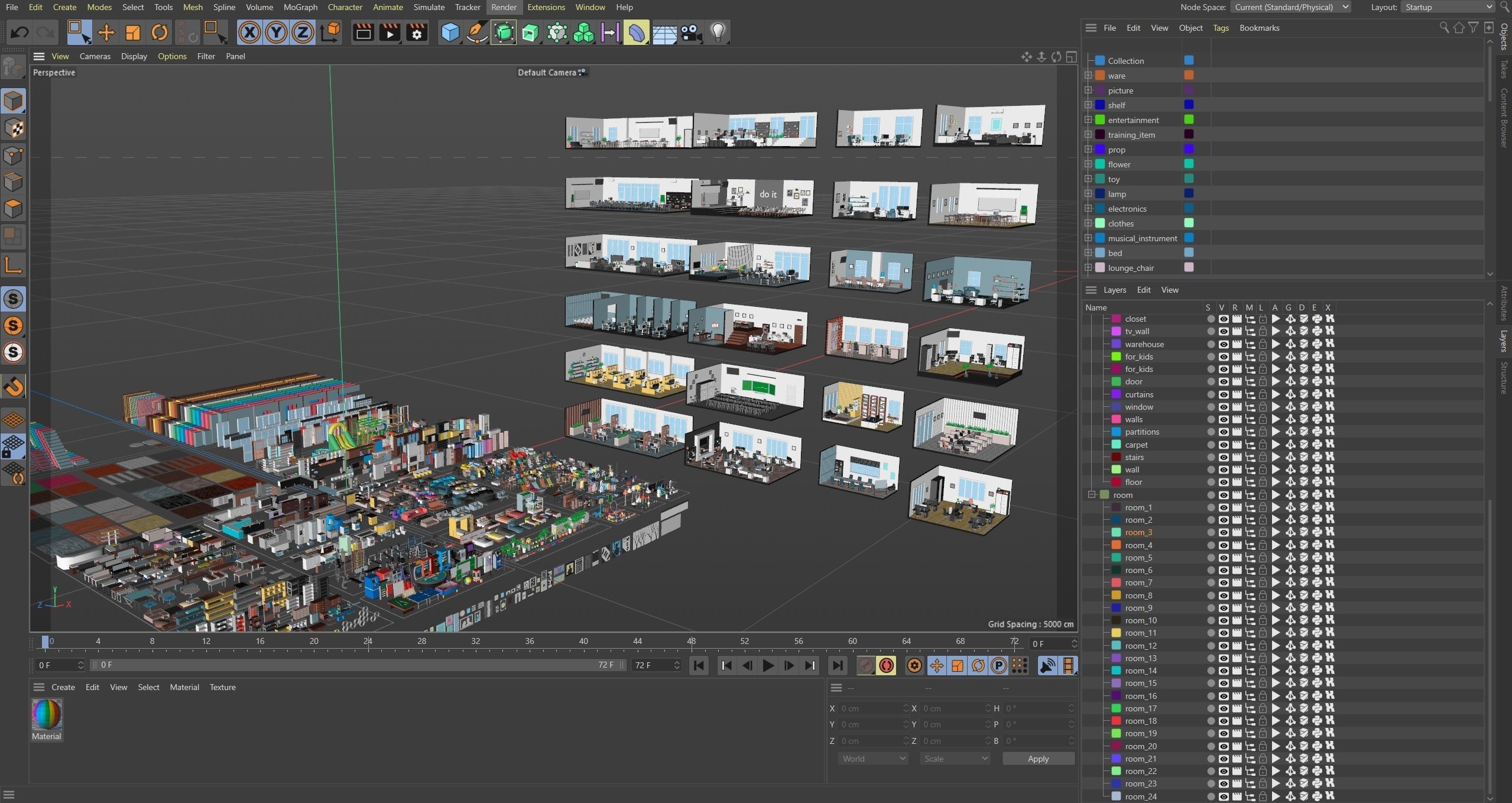 Office Low-poly 3D model_67