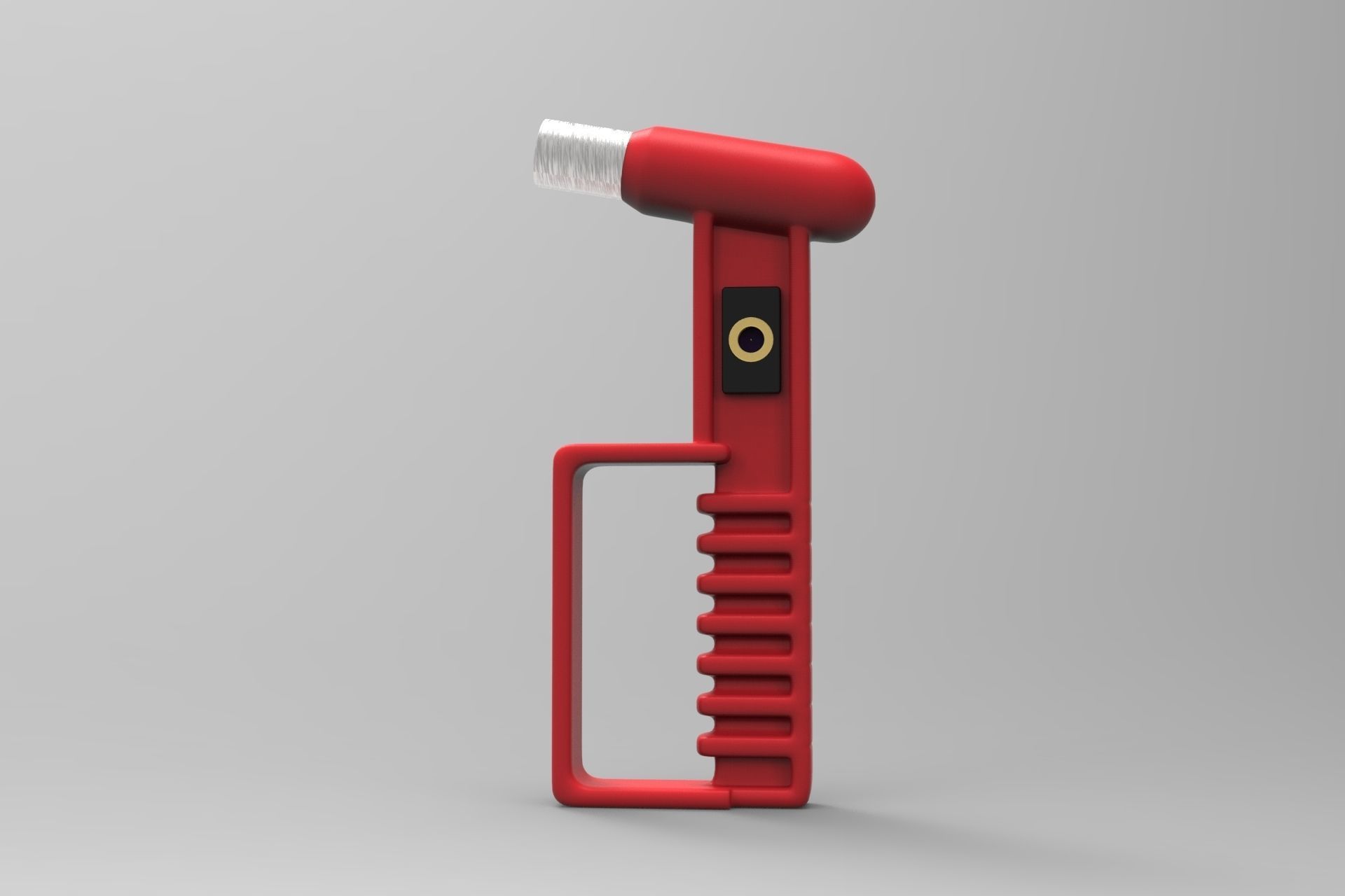 Emergency Exit Hammer Low-poly 3D model_4