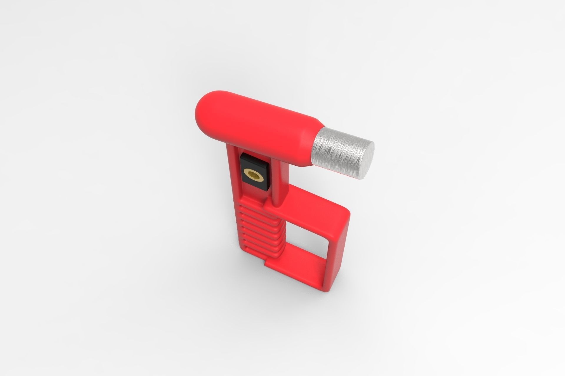 Emergency Exit Hammer Low-poly 3D model_2