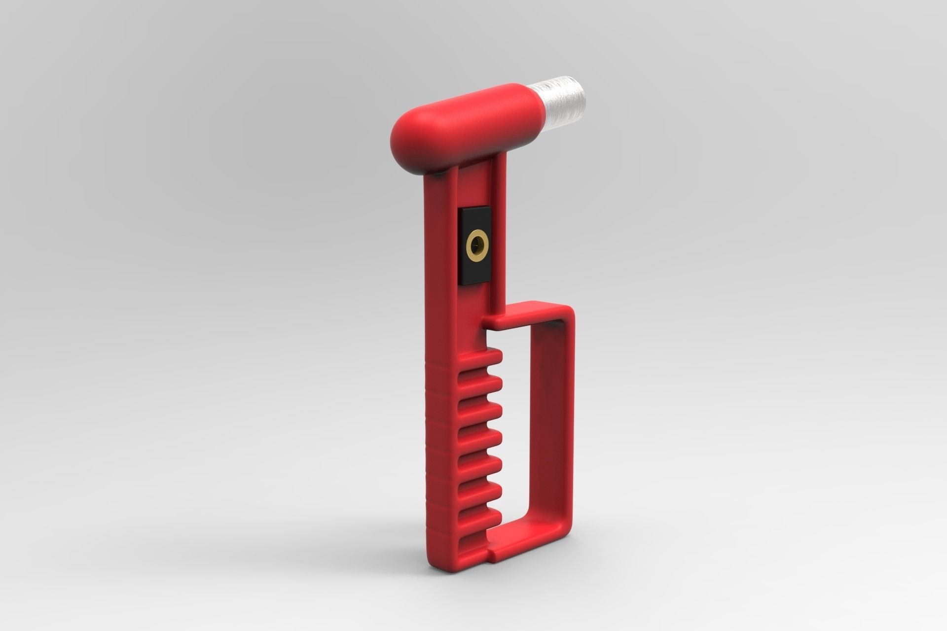 Emergency Exit Hammer Low-poly 3D model_3