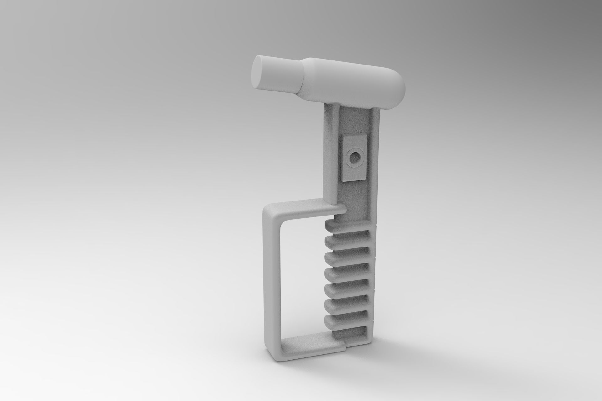Emergency Exit Hammer Low-poly 3D model_8