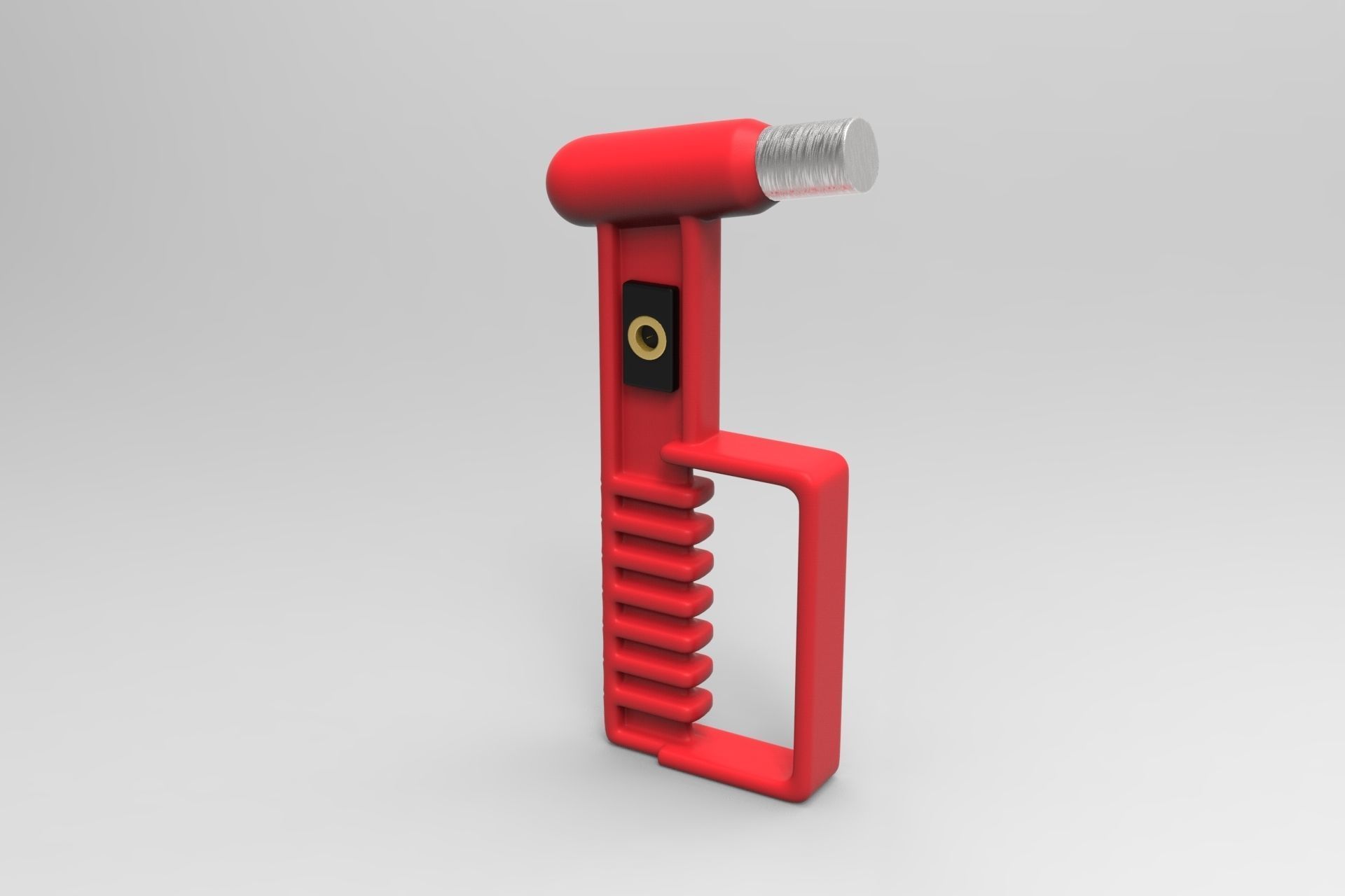 Emergency Exit Hammer Low-poly 3D model_1