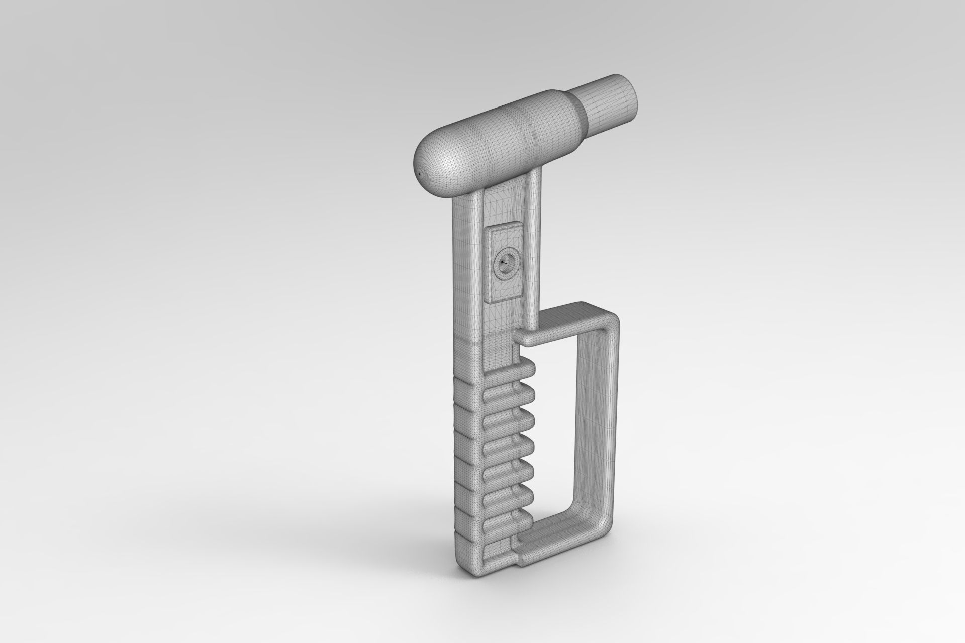 Emergency Exit Hammer Low-poly 3D model_6