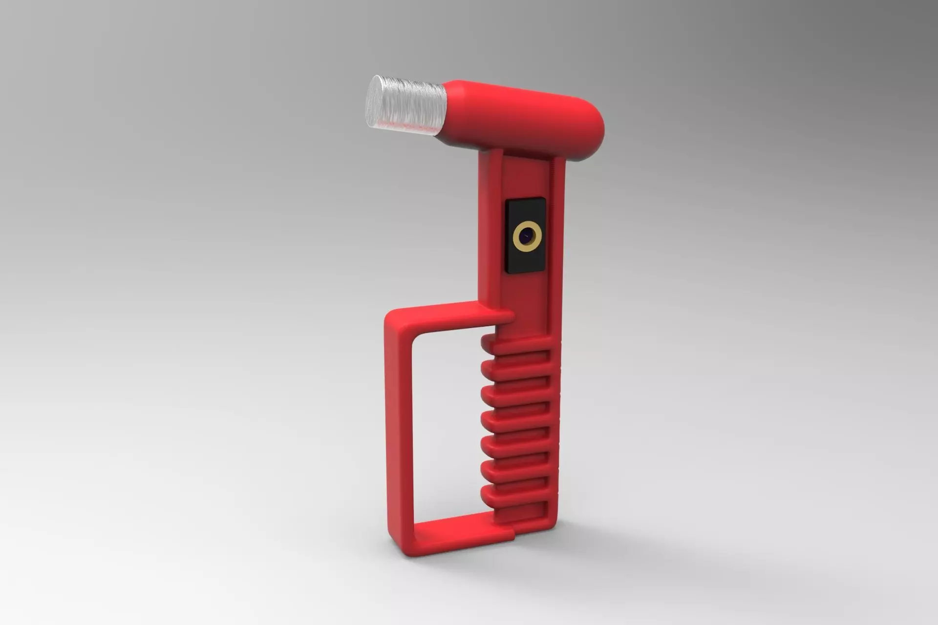 Emergency Exit Hammer Low-poly 3D model_0