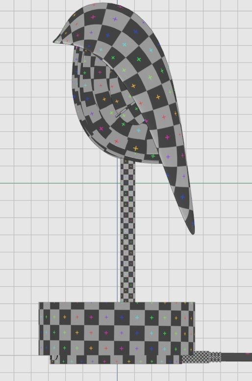 Table lamp alarm clock 3D model 3D model_9