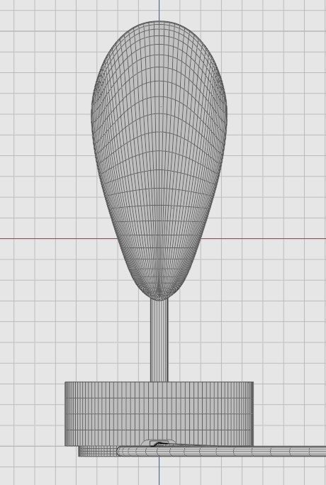 Table lamp alarm clock 3D model 3D model_14