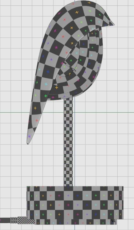 Table lamp alarm clock 3D model 3D model_8