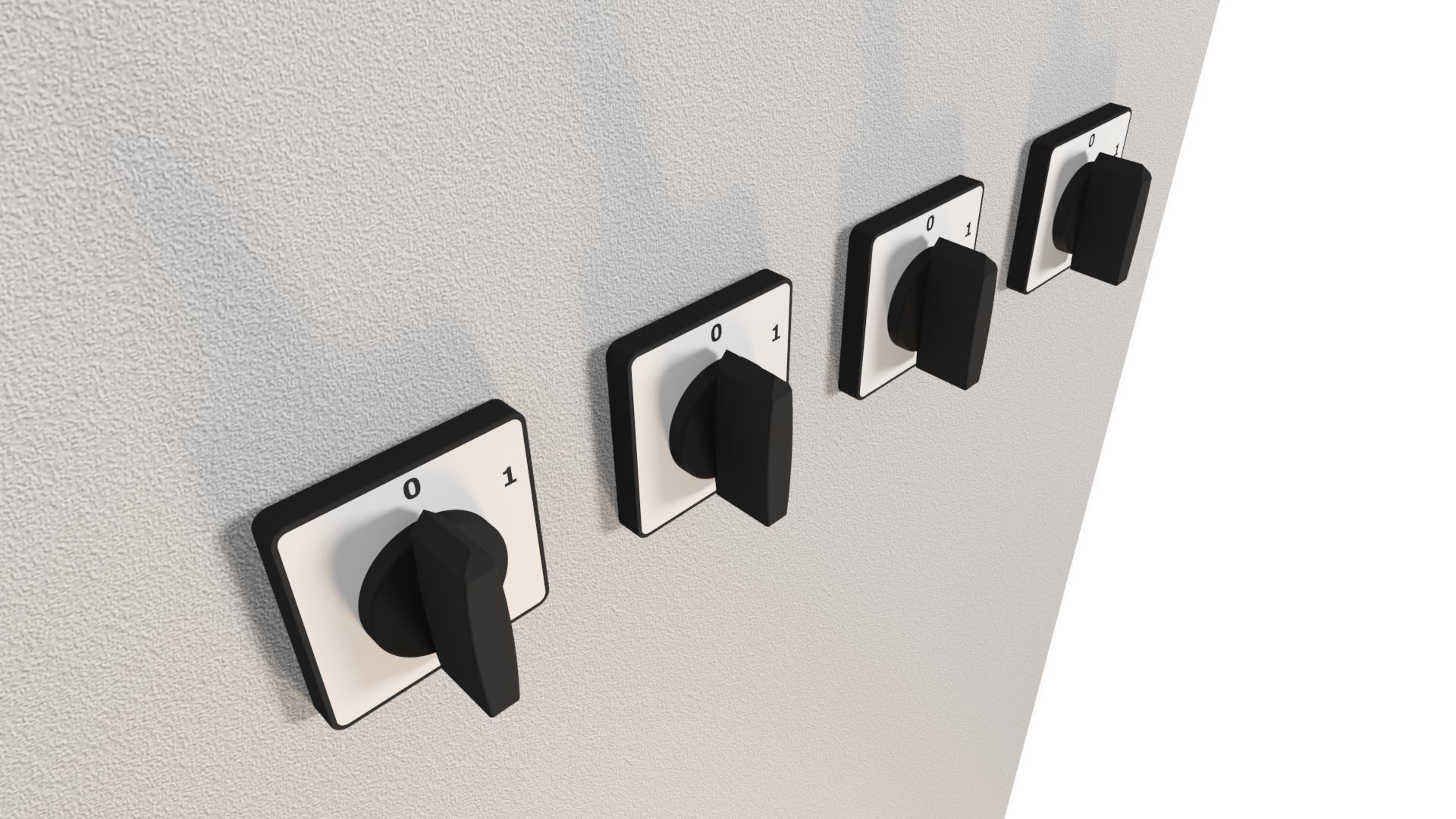 3D model ON OFF SWITCH 3D MODEL VR / AR / low-poly | CGTrader