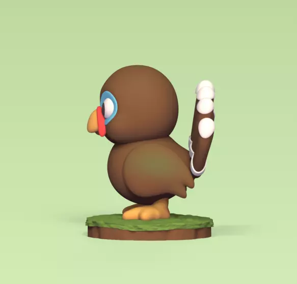 Cute Turkey 3D print model