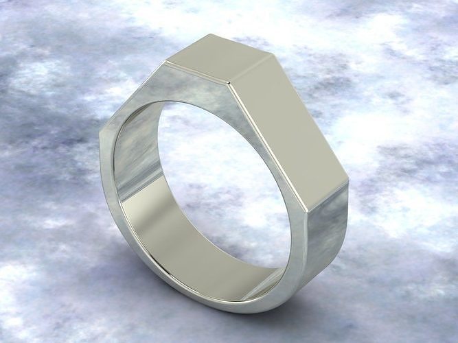 Wedding Gold Ring-03 3D print model