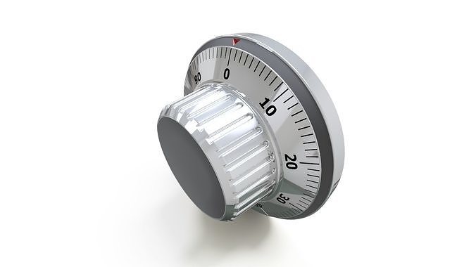 LEVEL SETTING BUTTON Low-poly 3D model