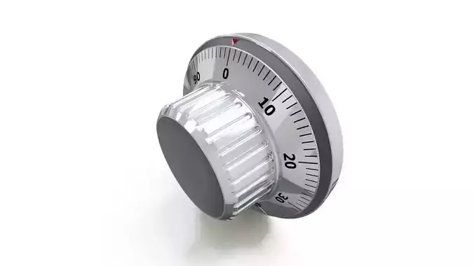 LEVEL SETTING BUTTON Low-poly 3D model