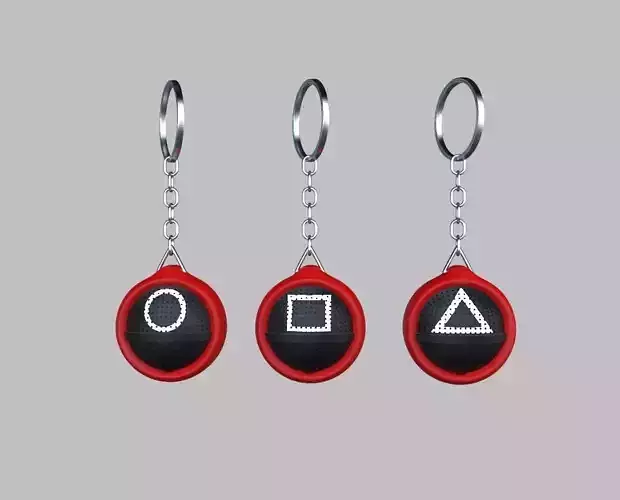 Llaveros Calamardo Squid Game Key Chain