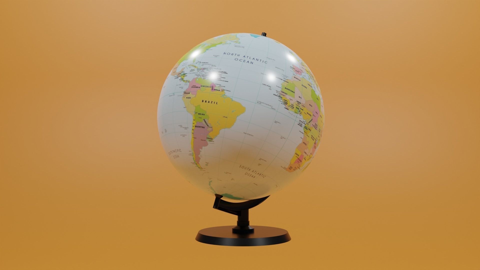 Globe 3D model_20
