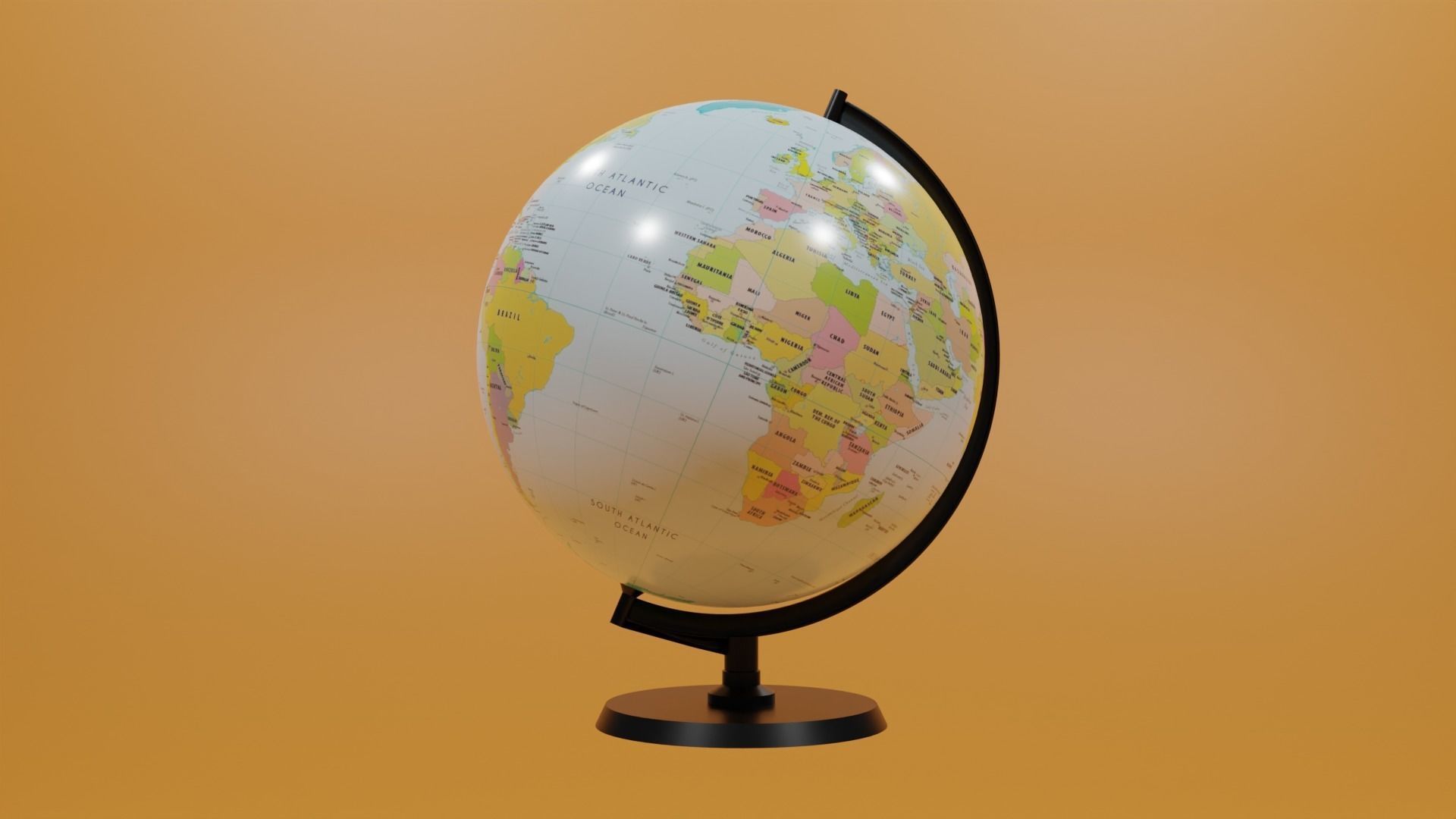 Globe 3D model_24