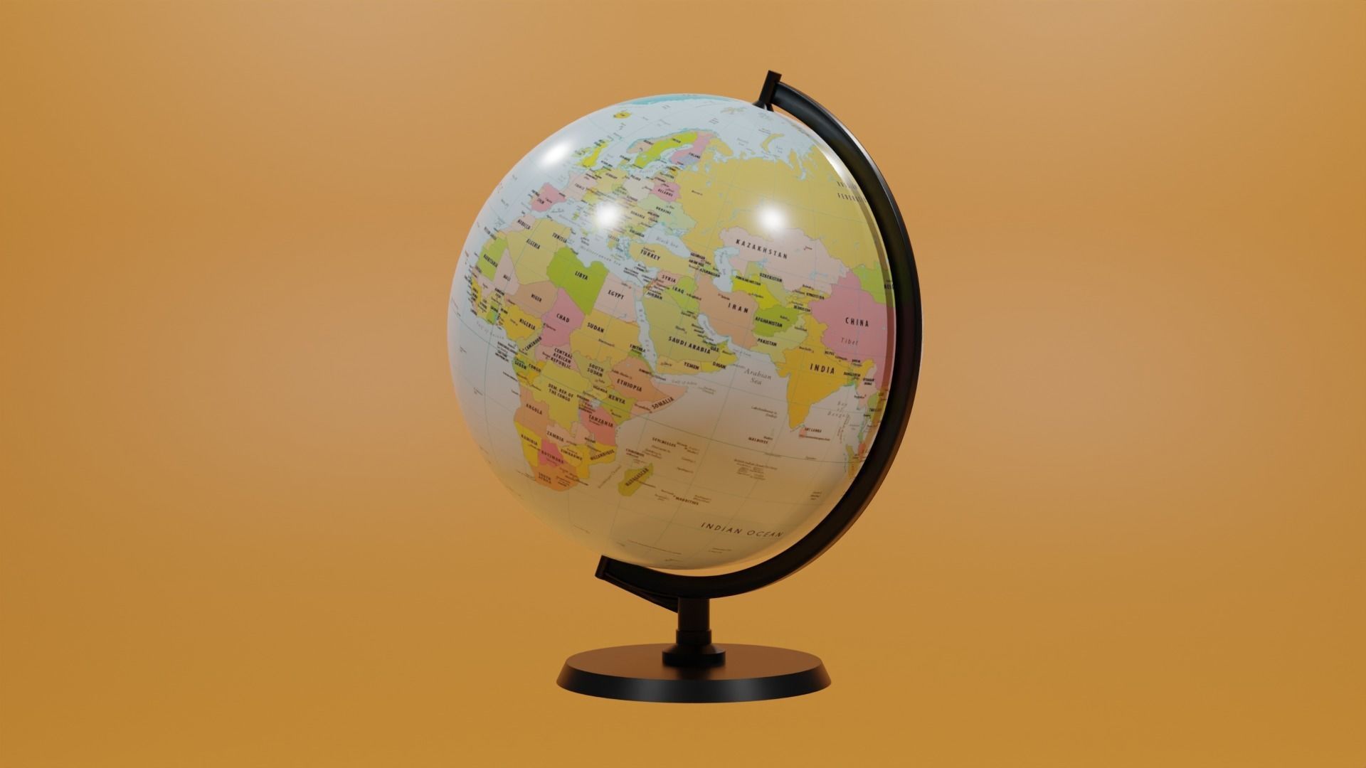 Globe 3D model_27