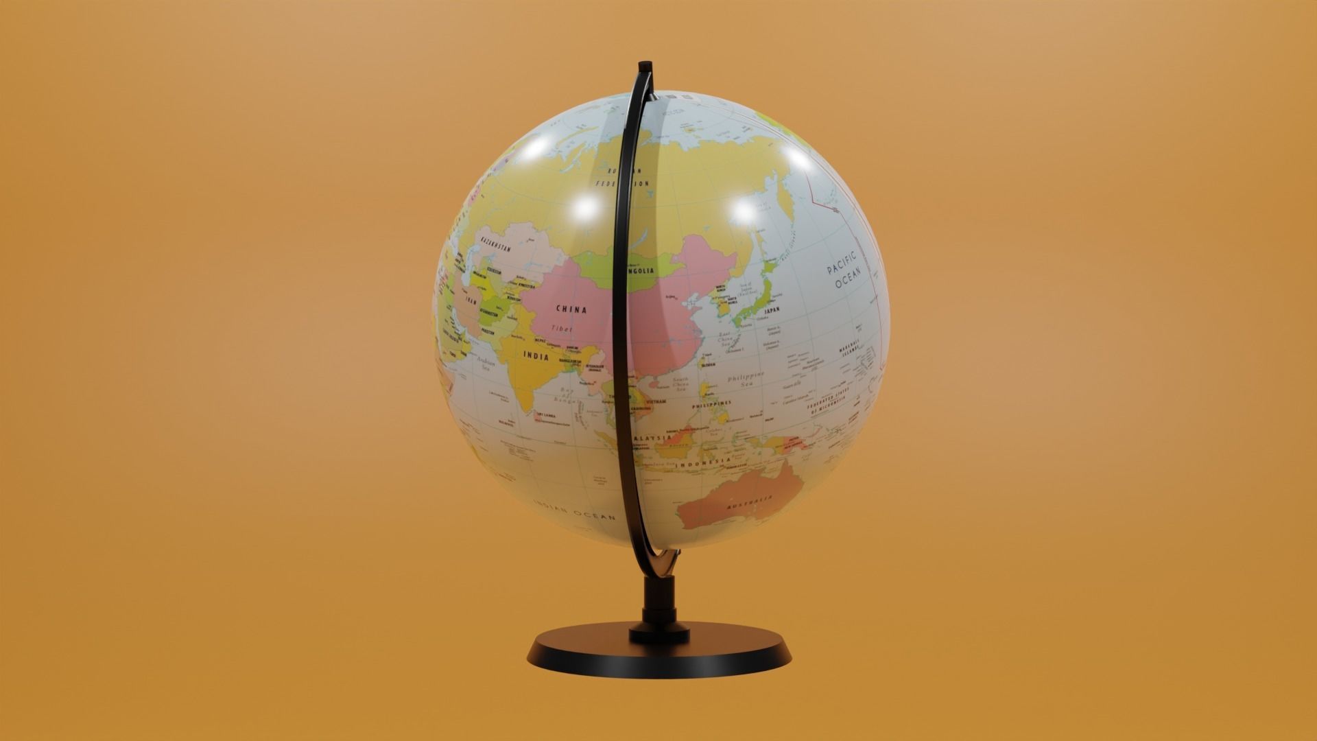 Globe 3D model_32