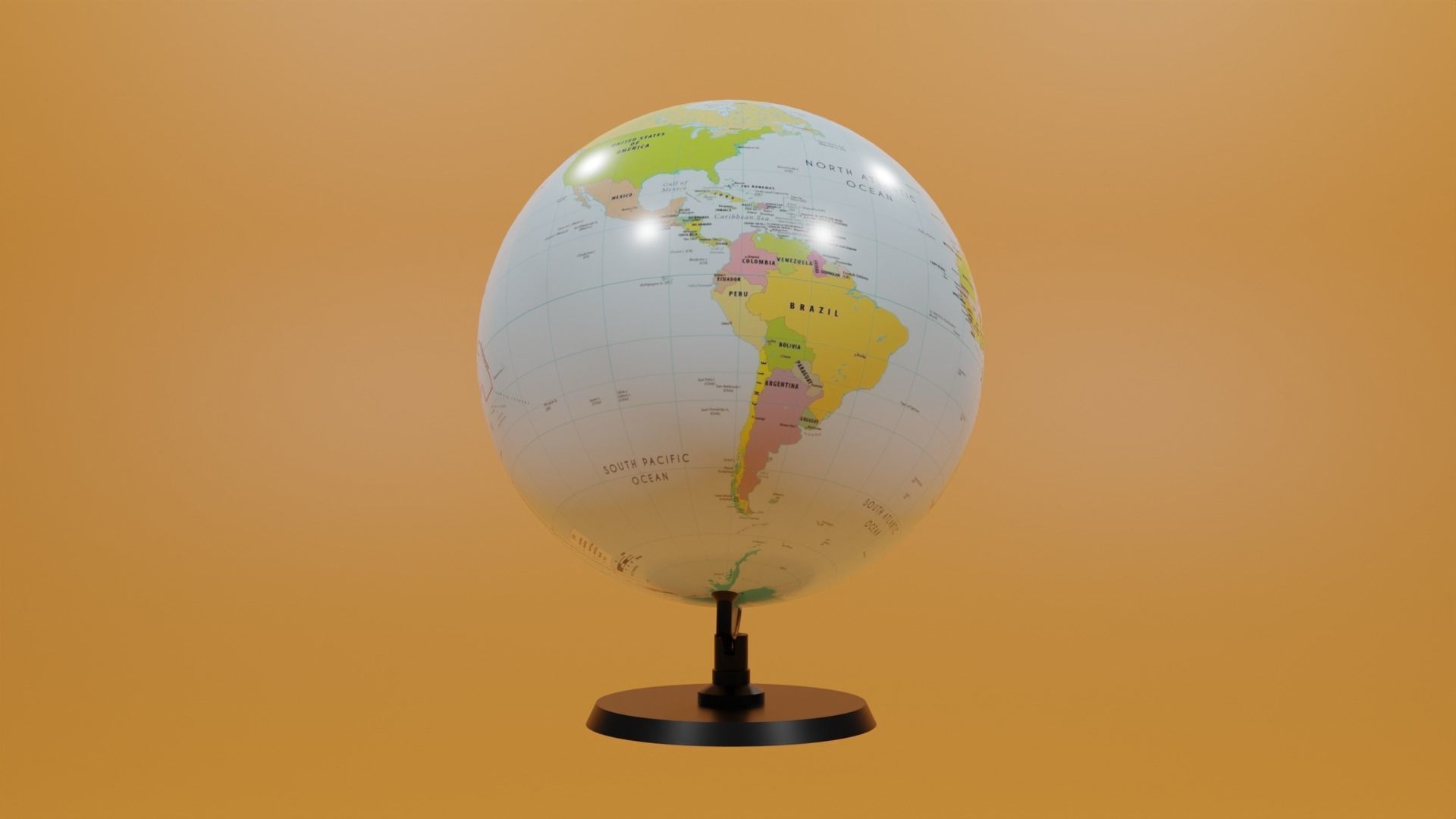Globe 3D model_17