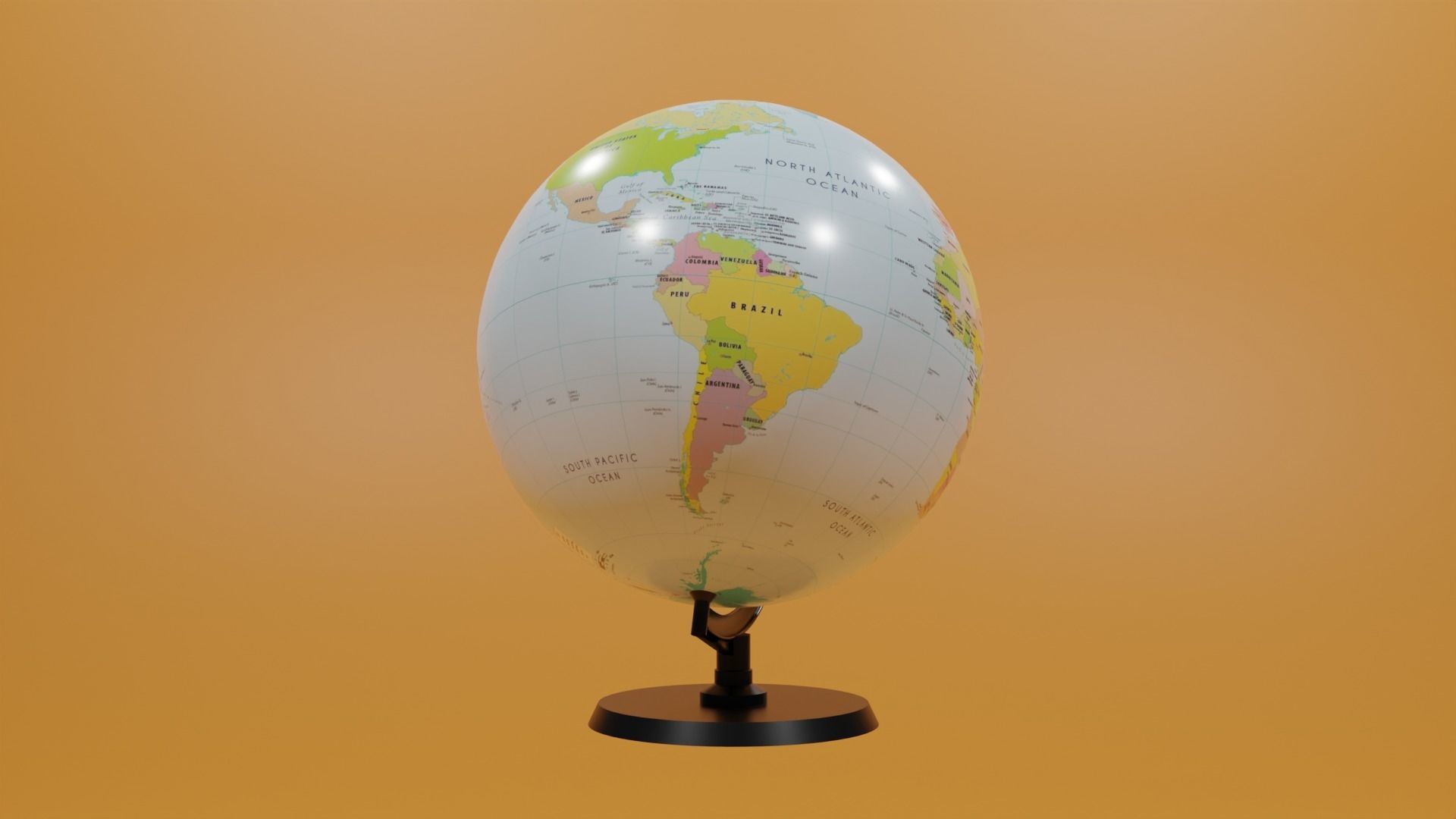 Globe 3D model_18