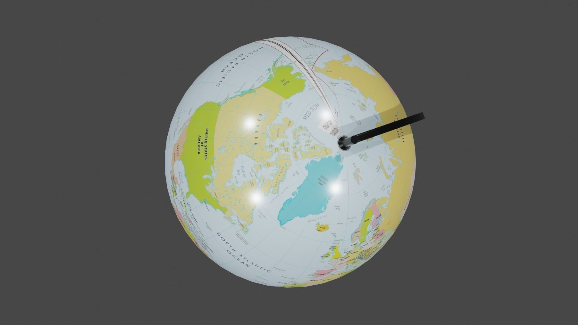 Globe 3D model_26